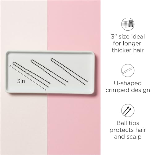 Diane Extra Large 3" Hair Pins for Women & Girls
| Diane U Shaped Hair Pins with Ball Tips for Updos
| Diane Extra Larg