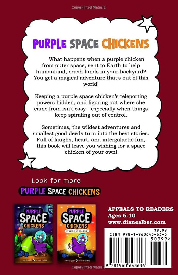 Purple Space Chickens: Funny Illustrated Toy Mode Book for Kids Aged 7-11
| Purple Space Chickens: Ages 7-11 Fun Illust