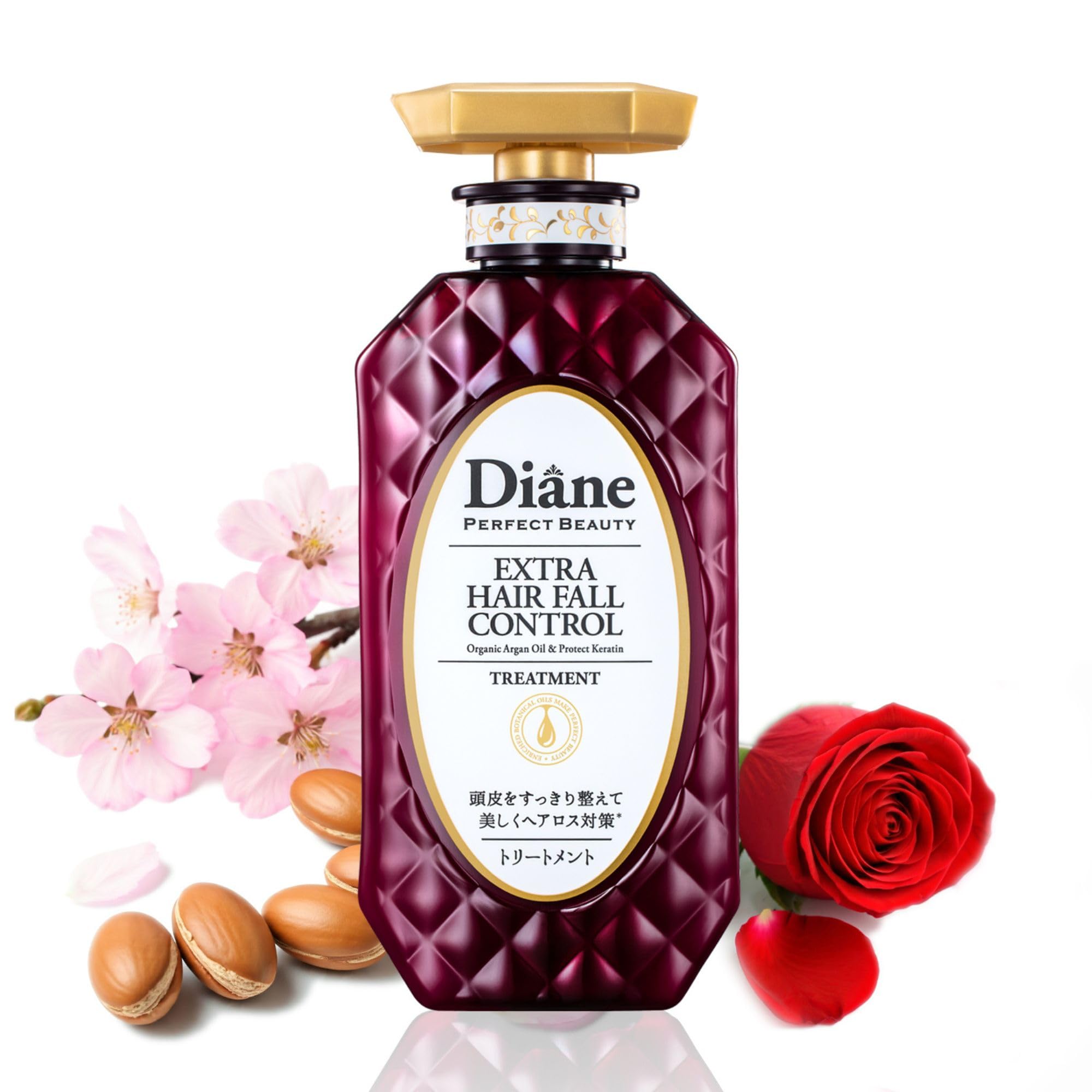 Moist Diane Argan Oil & Ginseng Root Hair Thickening Conditioner for Women & Men - Extra Hair Fall Control - Dry Itchy S
