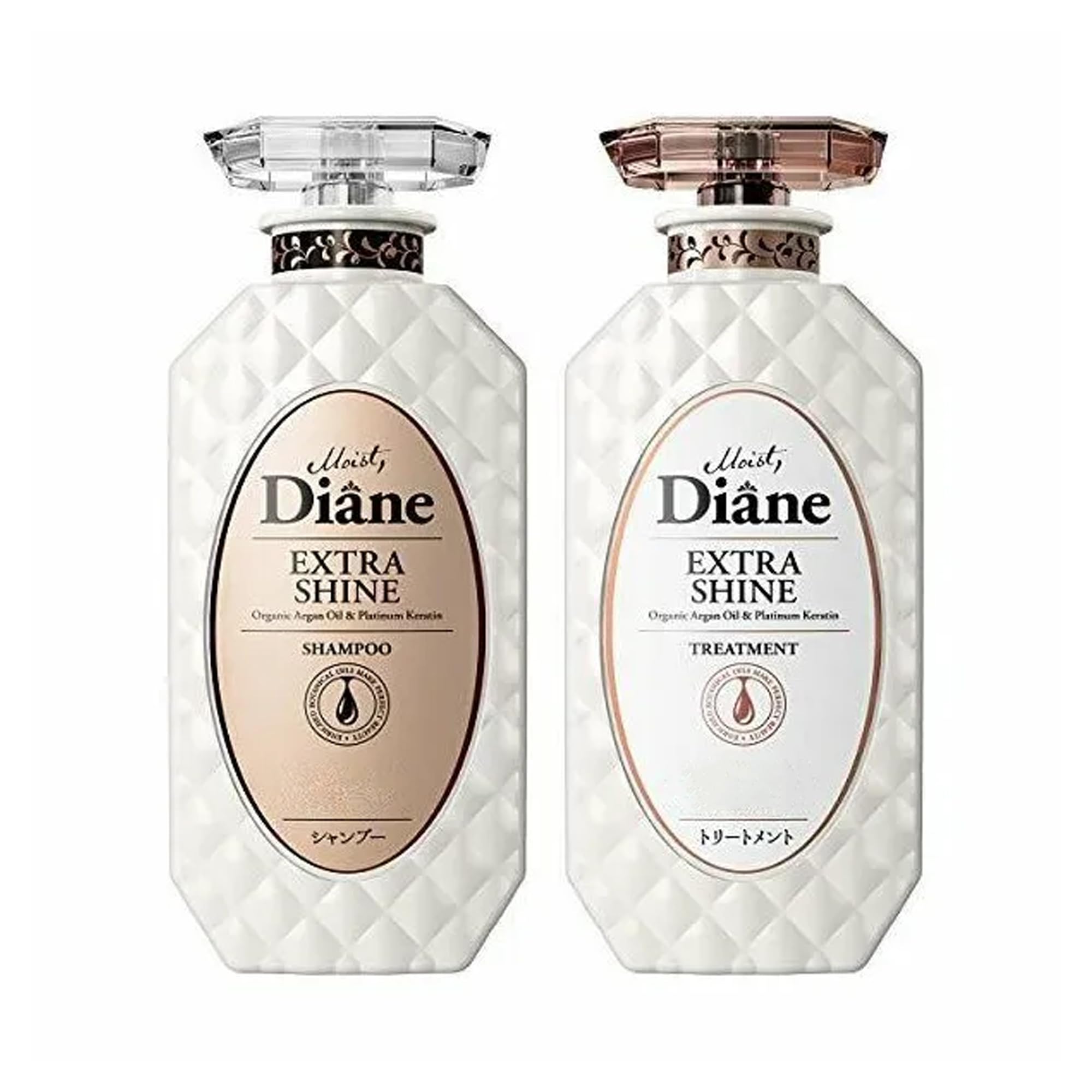 Diane Extra Shine Shampoo & Conditioner Set for Shine-Loving Hair: 2 Pack - Hydrates & Nourishes, Smoothing & Volumizing