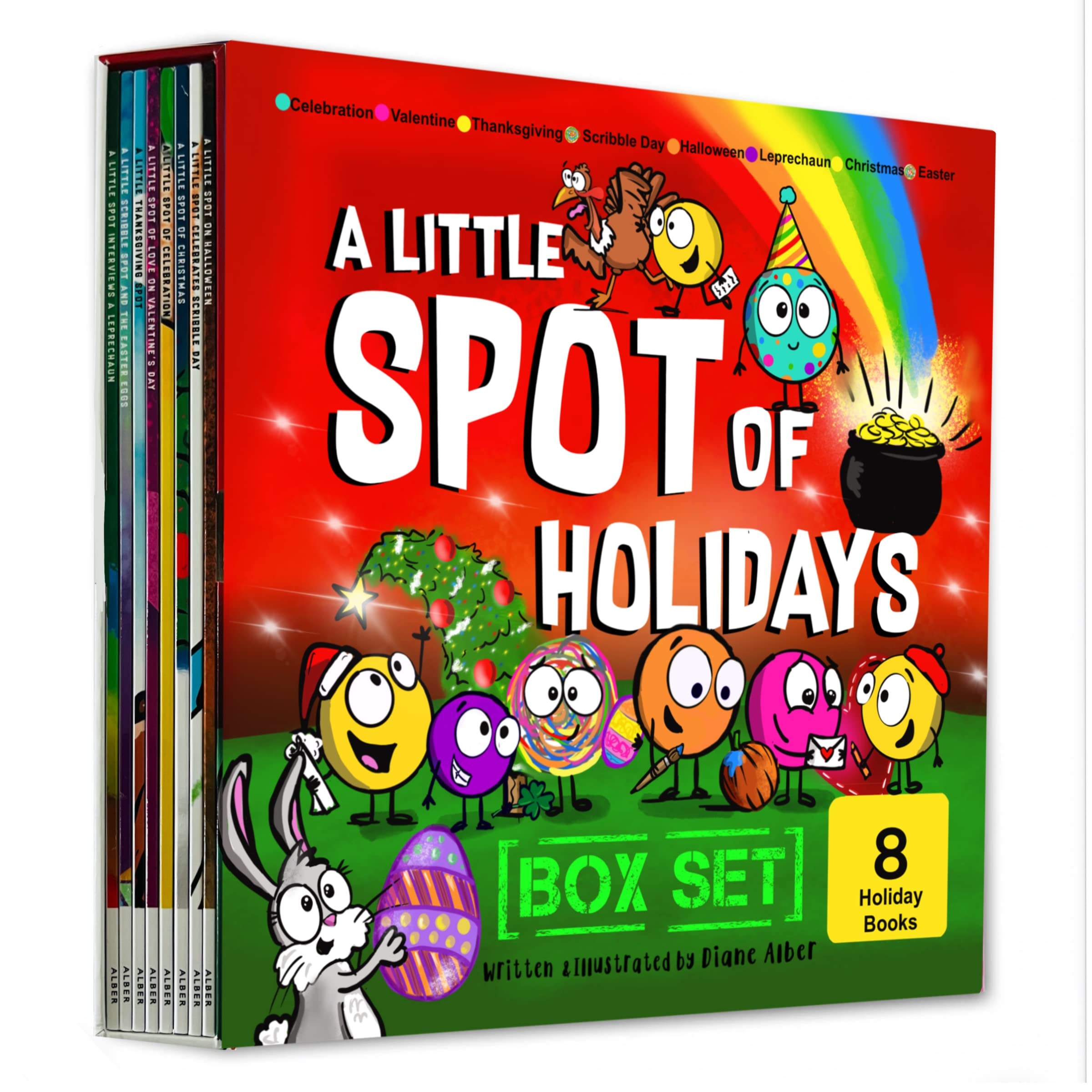 A Little SPOT of Holidays Book Box Set for Kids During School Breaks and Summer Vacations
| A Little SPOT of Holidays B
