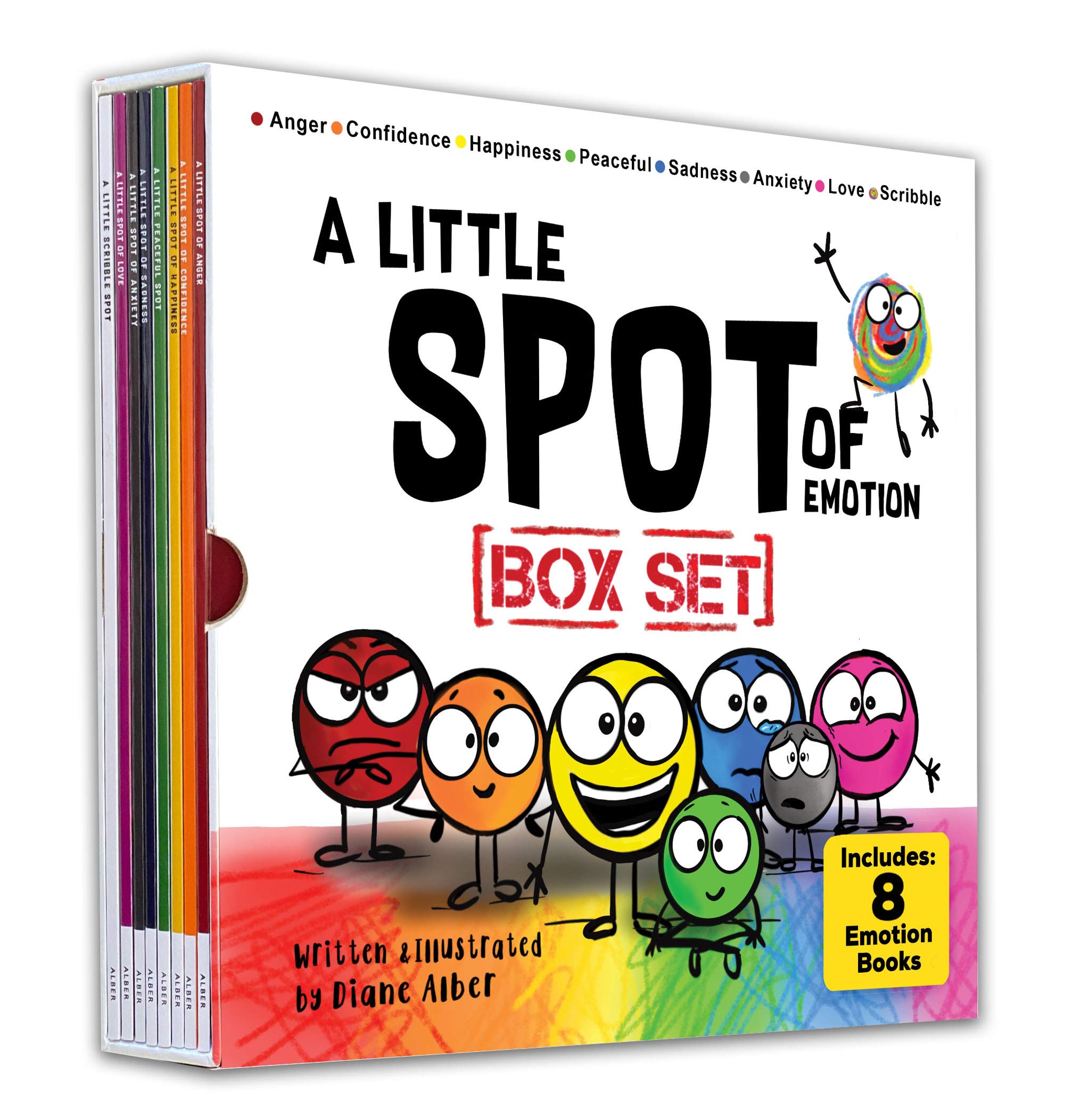 A Little SPOT of Emotion Books 1-8 for Anger Management & Peaceful Mind
| A Little SPOT of Emotion Book Box Set for All